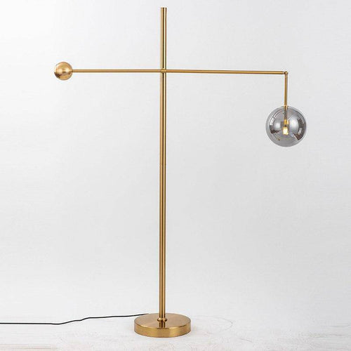 Lampadaire design doré Geometry - vue 7 sur 9