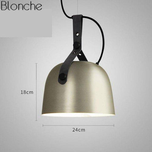 Suspension LED en métal style industriel Belt - vue 11 sur 11