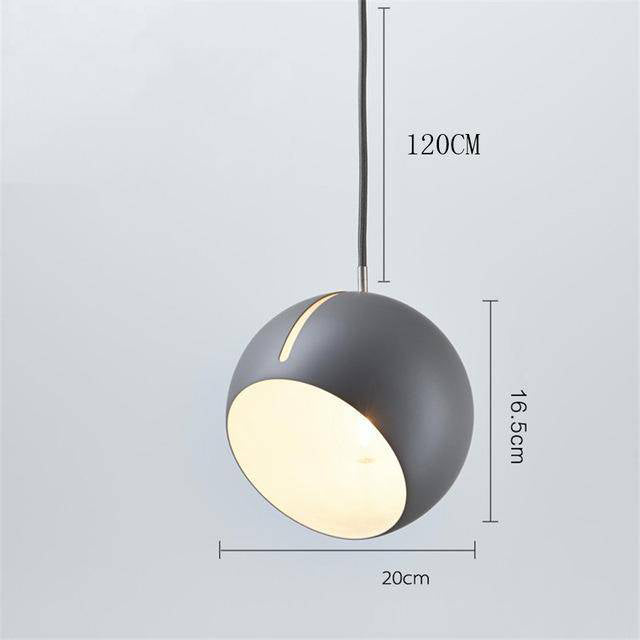 Suspension design à LED en forme de boule dirigeable colorée Hanging - vue 7 sur 9