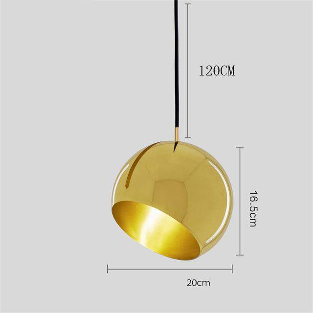 Suspension design à LED en forme de boule dirigeable colorée Hanging - vue 8 sur 9