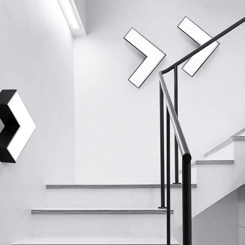 Plafonnier design LED angle droit Arrow - vue 7 sur 13