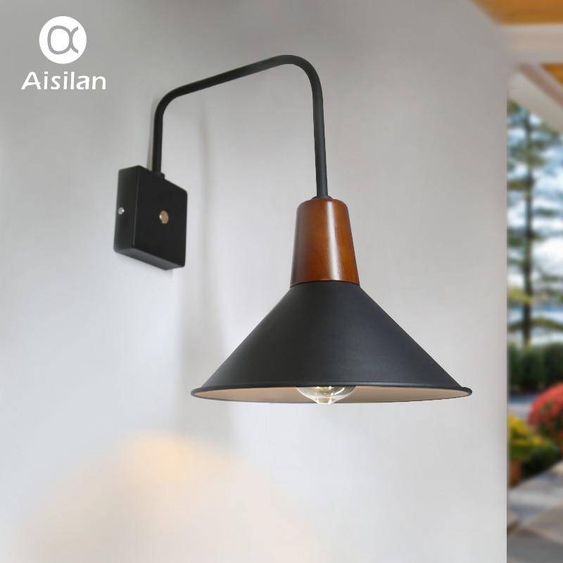 Applique murale design ajustable avec abat-jour en métal noir - vue 4 sur 5
