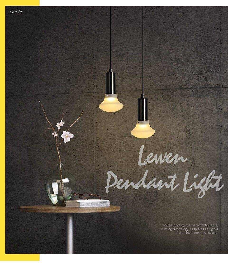 Suspension design élégante à LED Artistic - vue 6 sur 7