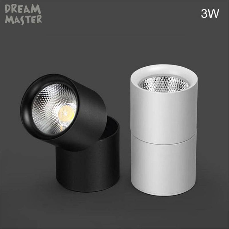 Spot LED orientable cylindrique Rotation