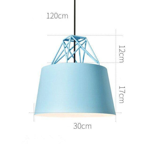 Suspension design à LED avec abat-jour en métal coloré Morning - vue 8 sur 8