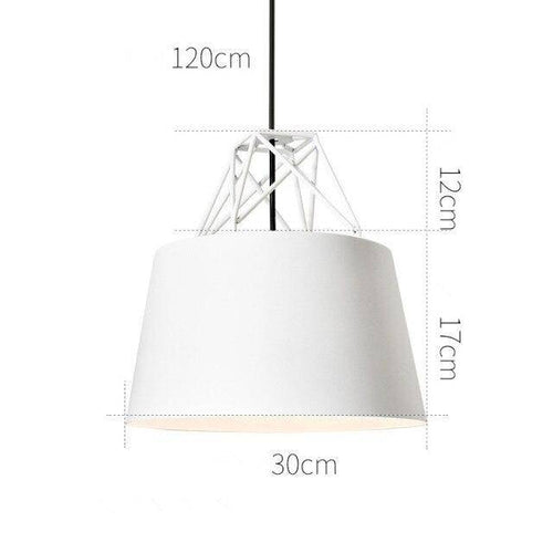 Suspension design à LED avec abat-jour en métal coloré Morning - vue 7 sur 8