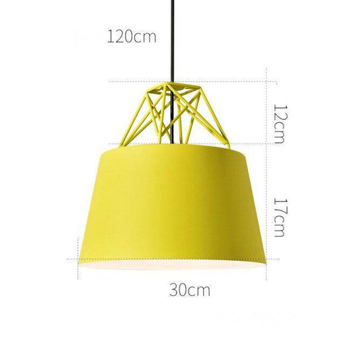 Suspension design à LED avec abat-jour en métal coloré Morning - vue 5 sur 8