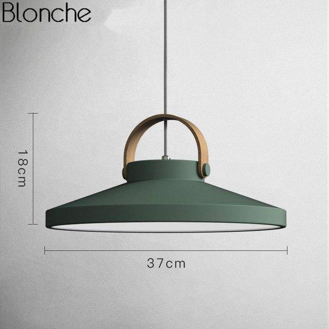 Suspension design LED en bois et métal Moderna - vue 15 sur 21