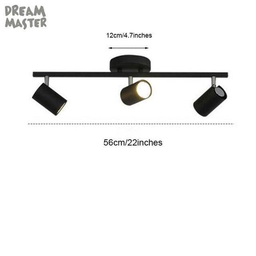 Barre spots LEDs ajustables moderne - vue 11 sur 17