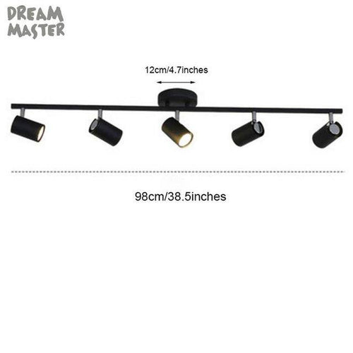 Barre spots LEDs ajustables moderne - vue 12 sur 17