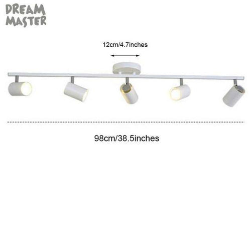 Barre spots LEDs ajustables moderne - vue 15 sur 17