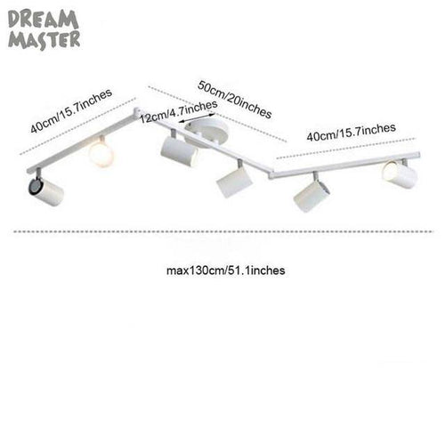 Barre spots LEDs ajustables moderne - vue 17 sur 17