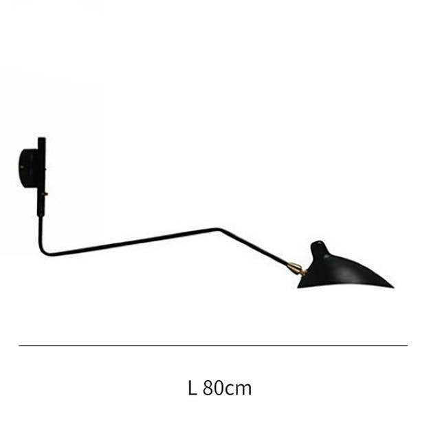 Applique murale design LED dirigeable style retro Swing