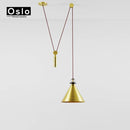 Suspension en métal avec long fil Oslo