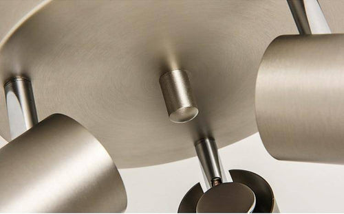 Plafonnier rond à spots LED ajustable