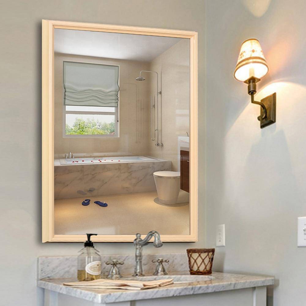 Miroir mural rectangulaire industriel Retro (plusieurs couleurs) - vue 3 sur 4