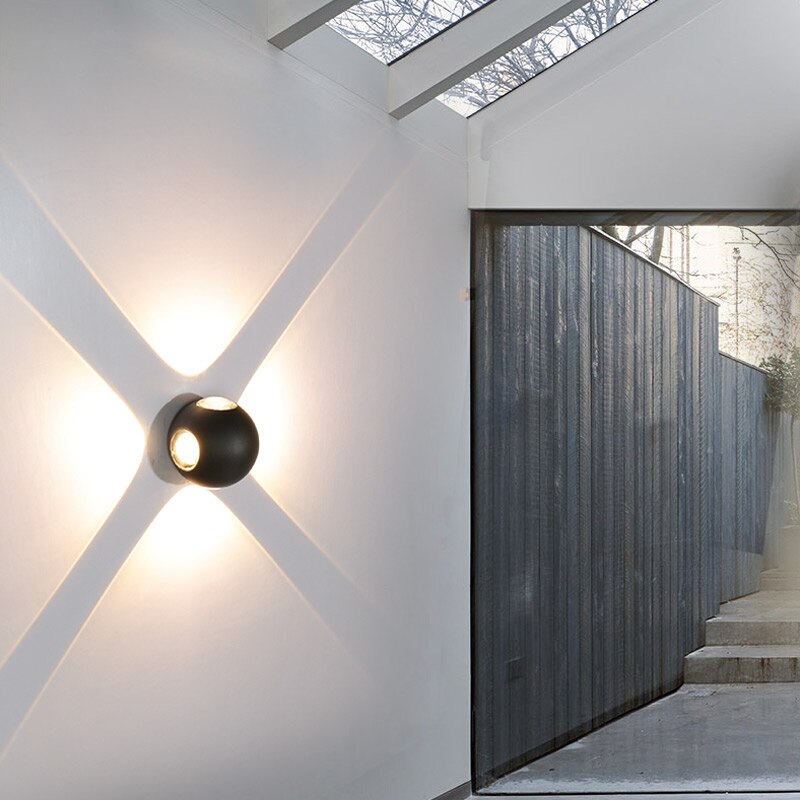 Applique murale design LED circulaire d'extérieur Sammyjo - vue 6 sur 8