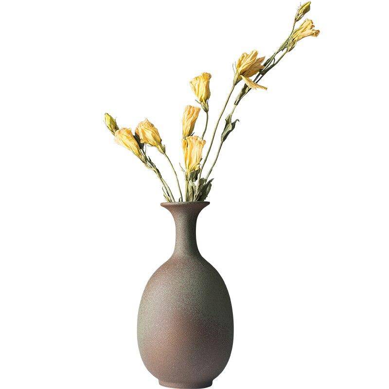 Vase style japonais en céramique arrondi - vue 5 sur 5
