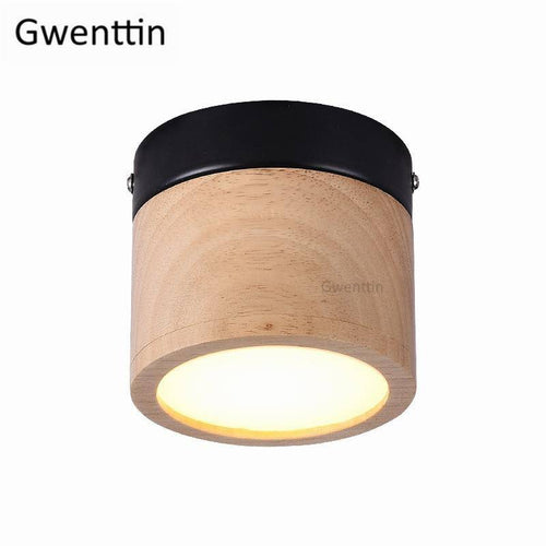 Spot cylindrique LED en bois Wooden - vue 5 sur 5