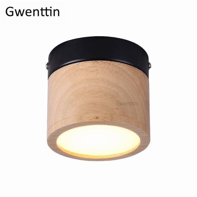 Spot cylindrique LED en bois Wooden - vue 5 sur 5