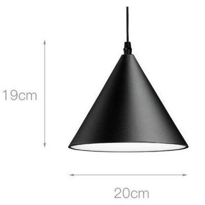 Suspension design LED conique à fils apparents - vue 4 sur 3