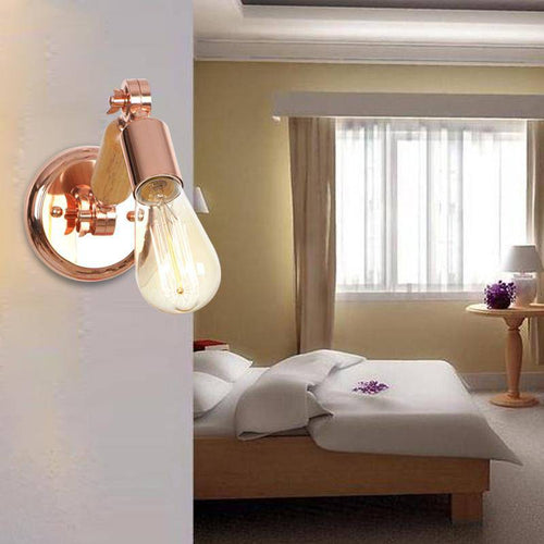 Applique murale design bras articulé rose gold Aisle - vue 3 sur 12