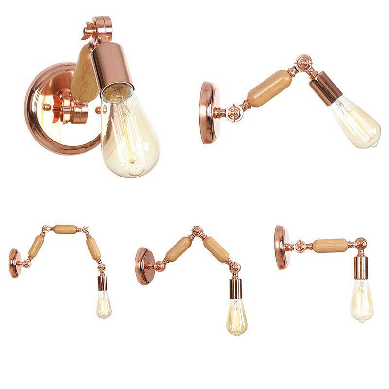 Applique murale design bras articulé rose gold Aisle