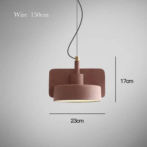 Suspension ciment formes design à LED - vue 11 sur 12