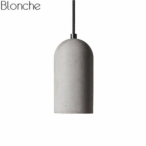 Suspension ciment cylindrique au bout arrondi Pipe - vue 5 sur 5