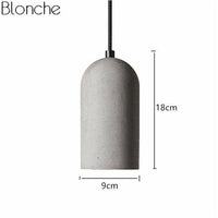 Suspension ciment cylindrique au bout arrondi Pipe