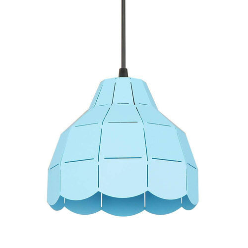 Suspension design à LED avec abat-jour en céramique colorée - vue 6 sur 9