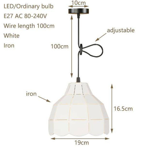Suspension design à LED avec abat-jour en céramique colorée - vue 8 sur 9