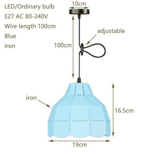 Suspension design à LED avec abat-jour en céramique colorée - vue 7 sur 9
