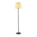 Lampadaire en métal LED avec abat-jour style rétro