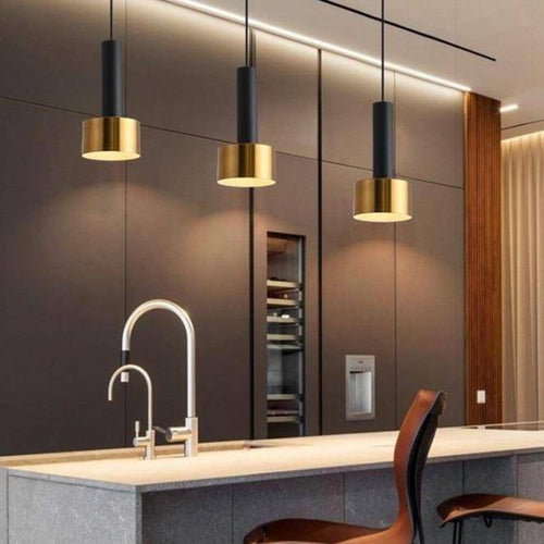 Suspension design à LED en métal style Loft Light - vue 4 sur 13
