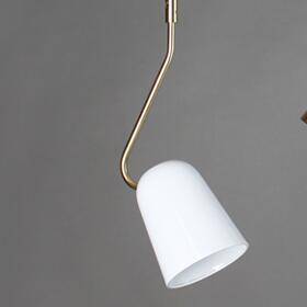 Suspension design LED avec abat-jour en métal style Loft Industriel - vue 2 sur 5