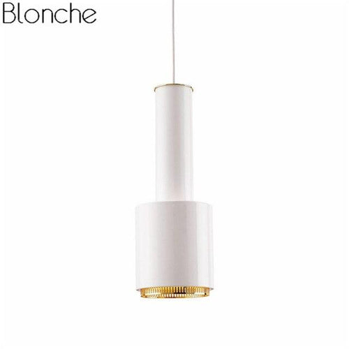 Suspension design LED en tube métal style Loft Industriel - vue 5 sur 7