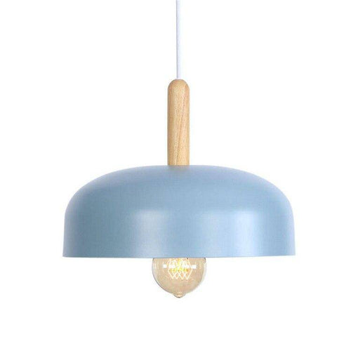 Suspension design à LED avec abat-jour en métal coloré Loft - vue 7 sur 8
