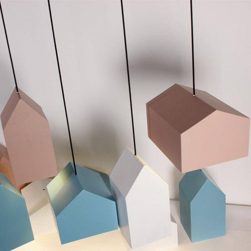 Suspension design à LED avec abat-jour en aluminium coloré Home - vue 4 sur 17
