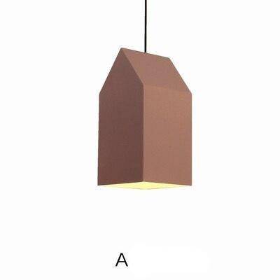Suspension design à LED avec abat-jour en aluminium coloré Home - vue 8 sur 17