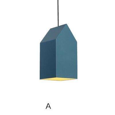 Suspension design à LED avec abat-jour en aluminium coloré Home - vue 7 sur 17