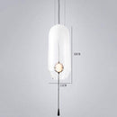 Suspension LED design formes en verre coloré Loft
