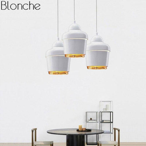Suspension design à LED avec abat-jour métal industriel Loft - vue 4 sur 9