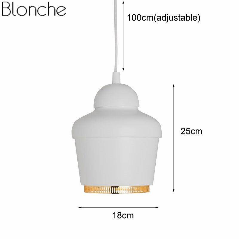Suspension design à LED avec abat-jour métal industriel Loft - vue 9 sur 9
