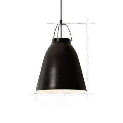Suspension design à LED en métal avec abat-jour coloré Loft