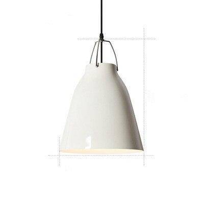 Suspension design à LED en métal avec abat-jour coloré Loft