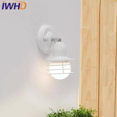 Applique murale LED extérieur style cage en métal - vue 4 sur 5