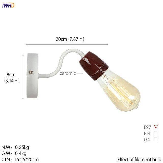 Applique murale moderne LED en métal coloré - vue 5 sur 11