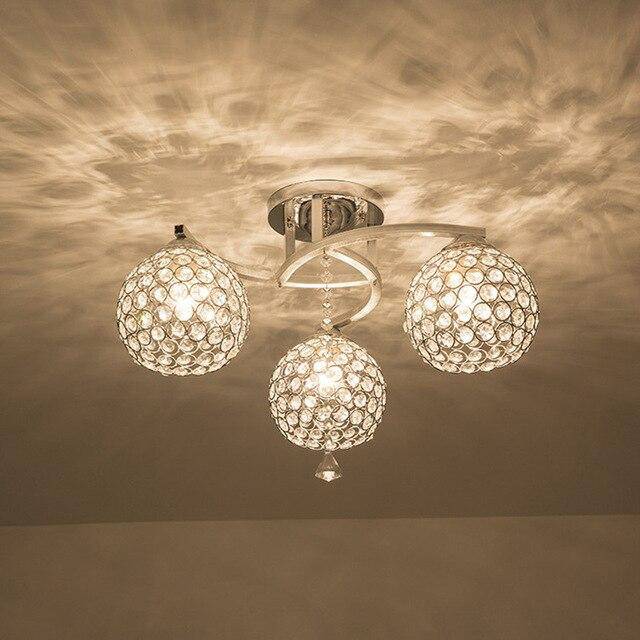 Plafonnier chromé en cristal Decor - vue 7 sur 7