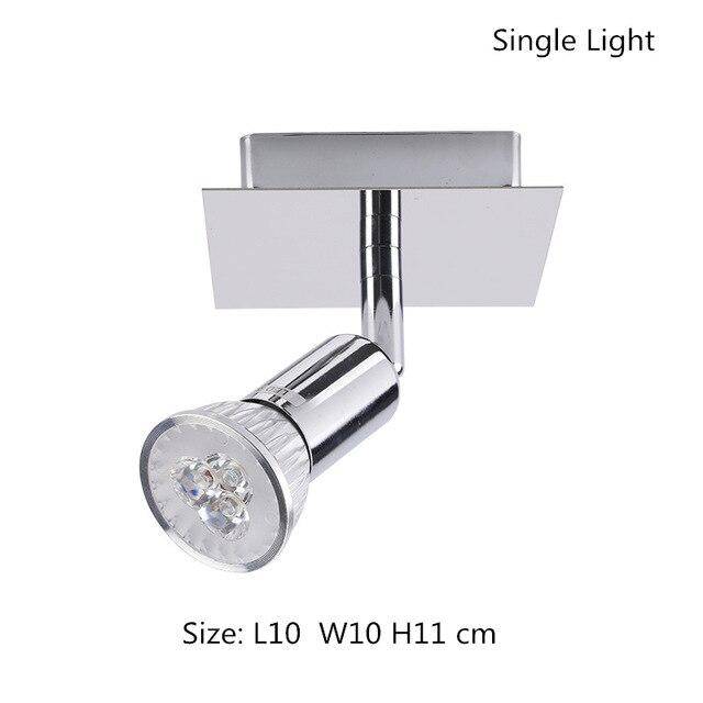 Plafonnier LED chromé à spots Home - vue 8 sur 8